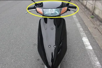 Motociklas paspirtukas plastikiniu korpusu padengti Honda DIOZX AF35 motoroleris juodos spalvos dažais Priekiniai galvos apdangalą