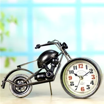 Motociklo Laikrodis Siųsti Kūrybos Stalo Laikrodis Žiūrėti Laikiklis laikrodžiai Reloj Duvar saati Namų puošybai Metalo amatų Siųsti draugams dovanų