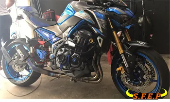 Motociklo Priedai CNC Koja Peg Kulno Apsauga Apsauginės Plėvelės Mount Kulno Apsaugas apsaugos Kawasaki Z900 2017-2018