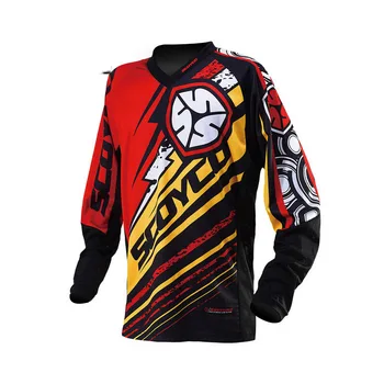 Motokroso Jersey MX MTB Dviračių Saugos Džersis marškinėliai Drabužių nusidėvėjimą Motociklo Reflective apsauginius Drabužius