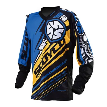 Motokroso Jersey MX MTB Dviračių Saugos Džersis marškinėliai Drabužių nusidėvėjimą Motociklo Reflective apsauginius Drabužius