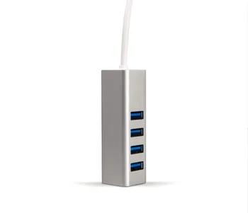 Moveski IHUB-02P USB 4-Port USB 3.0 Centru, iMac, MacBook, MacBook Pro, MacBook Air, Mac Mini ir Daugiau