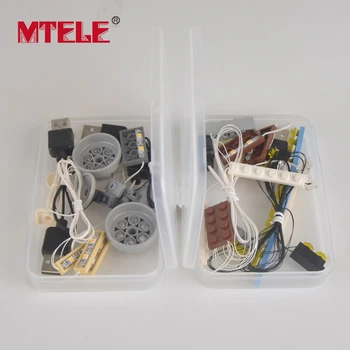 MTELE Prekės LED Blokuoti Šviesos Iki rinkinys Kūrėjas, Miesto Gatvės Rūmuose, Kino Modelis Suderinamas su Lego 10232