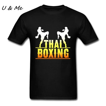 Muay Thai T-Shirt Mens Bendrovės Interneto Didelis dydis Tee Marškinėliai Suaugusiųjų Tee Viršūnes Pigiai Boxinger Marškinėliai