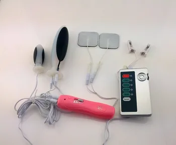 Multi Elektriniais Vibratorius anal plug elektros smūgio ejakuliacija stick krūtų spenelių massager makštį stora medicinos tematikos sekso žaislai