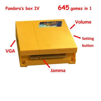 Mutli žaidimo lentos Pandora Box 4 HD 645 1 Originalus Pandora ' s Box 4 Jamma arcade PCB VGA / CGA produkcija LCD/CRT