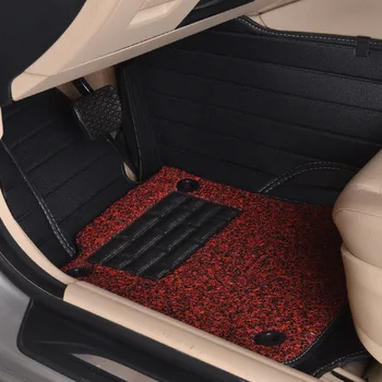 Myfmat užsakymą pėdų odos kilimėliai kilimėlis Nissan QASHQAI SYLPHY KOVO GENISS Blue Bird 
