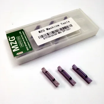 MZG QTED02503N-MG QTFD0303N-MG ZP1521 Nerūdijančio Plieno Tekinimo Apdirbimo Įrankiai Negilų Griovelį Toolholder Cemento Karbido Įdėklai