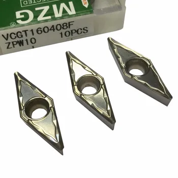 MZG VCGT110302 VCGT110308 VCGT160408 Z ZPW10 CNC Boring Turning Lathe Cutting Tools Aluminum Copper Processing Carbide Inserts