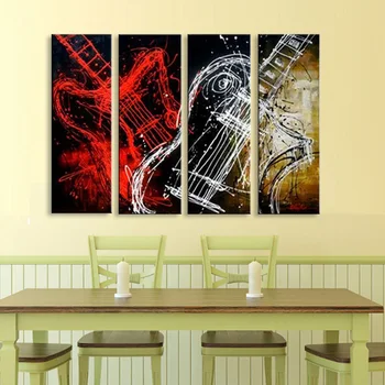 Naftos Abstrakčios tapybos aliejaus tapybai rankomis dažyti gitara aliejaus tapybai gyvenimo kambario, miegamasis restoranas naudoti Dekoratyvinę DY-049