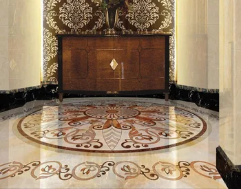 Namo apdaila grindų 3D Tapetai, grindų modelis marmuro 3D Grindų meno freskomis Už kambarį, Vonios Vandeniui PVC 3d Grindys