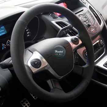 Nappa Oda Auto vairo dangtelis Ford Focus 3 2012-m. KUGA Pabėgti 2013-2016 m. automobilio stilius nerijos ant vairo