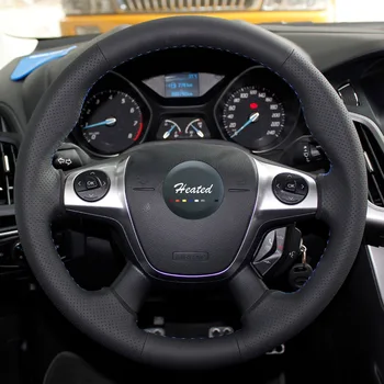 Nappa Oda Auto vairo dangtelis Ford Focus 3 2012-m. KUGA Pabėgti 2013-2016 m. automobilio stilius nerijos ant vairo