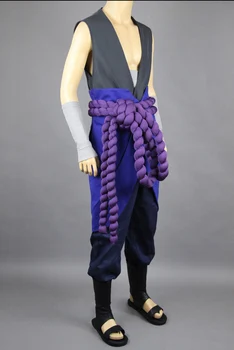 Naruto Shippuden Hebi Organizacijos Uchiha Sasuke apranga Cosplay Kostiumas