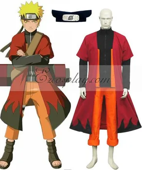 Naruto Shippuuden Uzumaki Naruto Šalavijas Cosplay Kostiumų E001