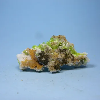 Natūralus Mineralinis Pyromorphite Pyromorphite natūralių mineralinių kristalų mokymo mėginių surinkimo Kistler