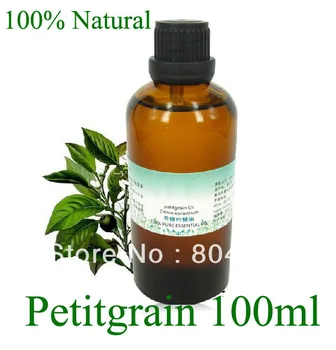 Natūralus petitgrain gryno eterinio aliejaus spuogai balinimo nuo prakaitavimo 100 ml/butelis Geros kokybės