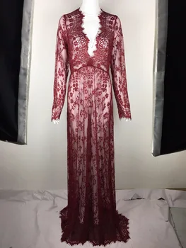 Nauja Pora, motinystės fotografija rekvizitai Elegantiškas Šifono Suknelės Motinystės Maxi suknelės nuotrauką šaudyti drabužius nėščioms moterims