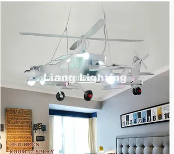 Naujai Vaikų Sraigtasparnis Dizaino Pakabukas Lempa, Modernios LED Sieniniai šviestuvai Šviestuvas Vaikams, Vaikų Kambarys Apšvietimo Nemokamas Pristatymas
