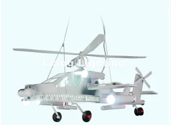 Naujai Vaikų Sraigtasparnis Dizaino Pakabukas Lempa, Modernios LED Sieniniai šviestuvai Šviestuvas Vaikams, Vaikų Kambarys Apšvietimo Nemokamas Pristatymas