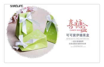 Naujas 100vnt Diamond Saldainių Dėžutė Popieriaus Dėžės Saldainių Maišelį Svečiams Vestuvių Malonių Dovanų Dėžutės Šalies Kalėdų, Vestuvių Dekoravimas