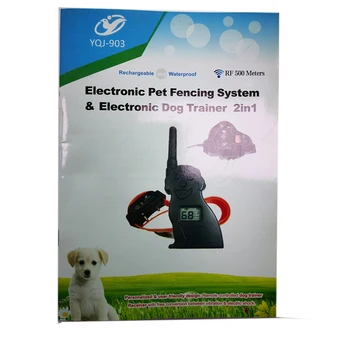 Naujas 2 in 1 Įkrovimo 500m Nuotolinio Elektroninės Šunų dresavimo Antkaklis Su Elektroninių Šuo Tvora Naminių Izoliavimo Sistema Pet Įrankių Rinkinys