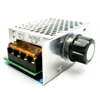 Naujas 5vnt 4000W importuoti didelės galios SCR elektroninis greičio reguliatorius tamsos termostatas su 