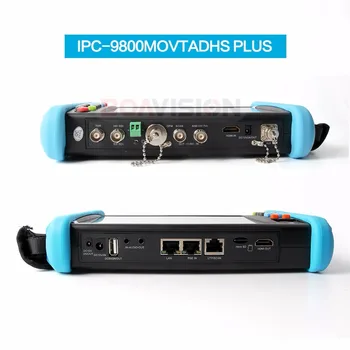 Naujas 7 Colių Nešiojamą IPC HAINAUT TVI CVI VAIZDO Testeris IPC9800 Plus Su H. 265/H. 264, 4K Vaizdo Ekranas Multi Funkcinis ONVIF