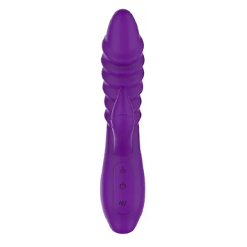 Naujas 7 greičio vibratorius šildymas G-spot silikono triušis dildo vandeniui įkrovimo Erotika Klitorio Stimuliatorius sekso žaislai moterims