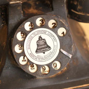 NAUJAS Amerikos Nostalgija Retro Stiliaus Telefonai su Namų Dekoro Amatų Imtuvas Telefono Režimas Derliaus Baras Dekoratyviniai papuošalai