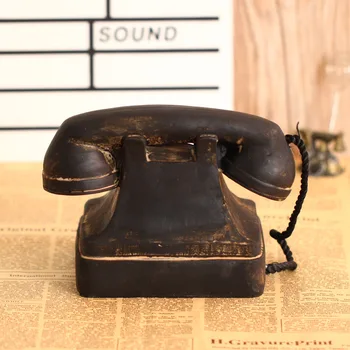 NAUJAS Amerikos Nostalgija Retro Stiliaus Telefonai su Namų Dekoro Amatų Imtuvas Telefono Režimas Derliaus Baras Dekoratyviniai papuošalai