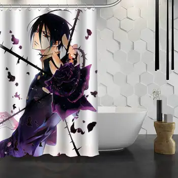 Naujas Anime Berniukas Užsakymą Dušo Užuolaidos Su Kabliukais Audinio Vonios Uždanga Vonios kambarys WJY1.17