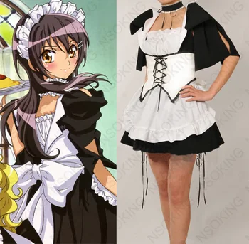 Naujas Anime Kaichou wa Maid-sama kambarinės apranga vienoda Ayuzawa Misaki Cosplay kostiumas moterims užsakymą