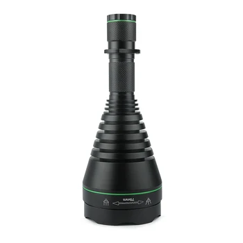 Naujas Arival Spalvinga Medžioklės Zoomable Žibintuvėlį, Fakelą Uniquefire 1508-75mm XRE LED 3 Režimai Žalia /Raudona /Balta Šviesa Medžioklės