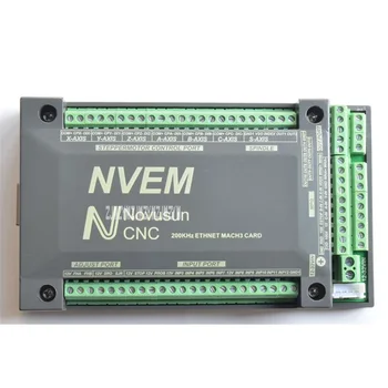 Naujas Atvykimo DNEM 6-Aixs 200KHZ Ethernet MACH3 Kortelės Žingsninių Variklių Valdymo CNC Staklės