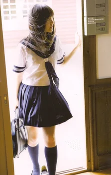 Naujas atvykimo japonijos mokyklinę uniformą mergaičių klasės aptarnavimas sailor tinka, sexy girls