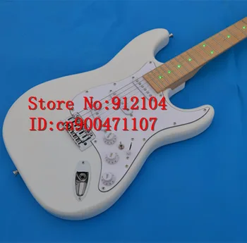 Naujas Big John viena banga elektrinė gitara su klevų fingerboard su šviesa, viena banga gitara nemokamas pristatymas F-1349 1350
