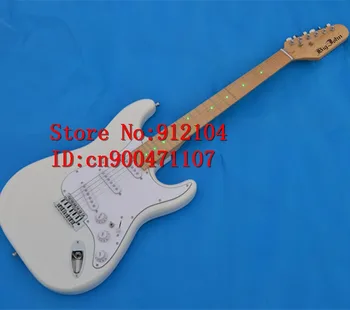 Naujas Big John viena banga elektrinė gitara su klevų fingerboard su šviesa, viena banga gitara nemokamas pristatymas F-1349 1350