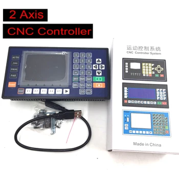 NAUJAS CNC Kontrolierius 2 Ašis 3.5 colių TFT 16DI 8DO Su USB-PC RS485 Komunikacijos Pritaikytos Servo Stepper už Staklės, Frezavimo Staklės