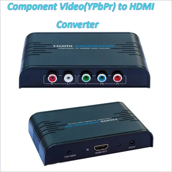 Naujas Component Video YPbPr į HDMI konverteris lauke transformacijas HD component video YPbPr ir Audio R/L į HDMI Nemokamas pristatymas