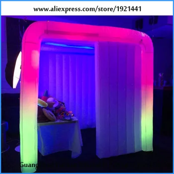 Naujas dizainas LED juostelės pripučiami photo booth talpyklos