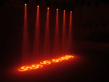 Naujas Dizainas Nekilnojamojo 90W Gobo Projektorius / LED Mini Juda Galvos Gobo Šviesos DMX 512 14CH Kontrolės American DJ Guangzhou Etape Tiekėjas