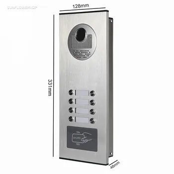 Naujas Domofonas Rda Doorbell Kamera Su 8 Mygtukai, Vaizdo Portje Namas 7inch Spalvos 8 Stebi Videotelefonas Gyvenamųjų Saugumo