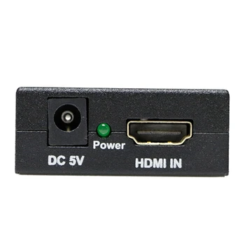 Naujas HDMI ir SPDIF Koaksialinis Konverteris HDMI įvesties Toslink ir Coaxial Out HDMI Audio Extractor Skaičiuoklė
