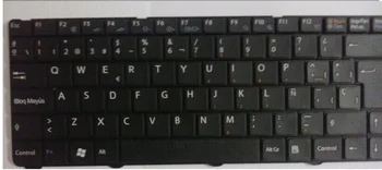 Naujas ispanų SP klaviatūra Sony NR VGN-NR VGN-NS NS NS NS NS NS NS NS NS NS serijos Juodos spalvos nešiojamojo kompiuterio klaviatūra