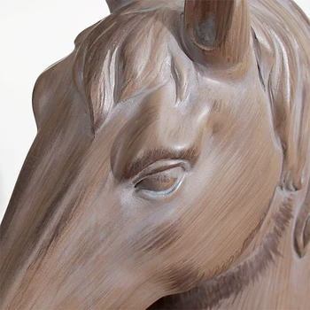 Naujas JAV retro stiliaus arklių meno dekoratyvinis dervos Namų Baldų dekoro D0191
