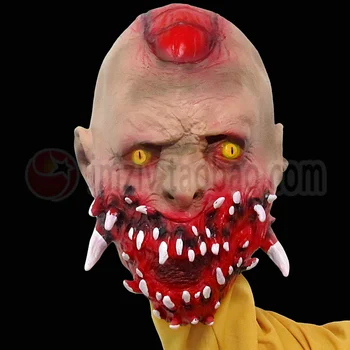 Naujas Juokingi Šalies Cosplay Zombie Dvasios Kaukė Baisu Halloween Mask Velnias Kaukolė Suaugusiųjų Kostiumas Šalis Cosplay Prop Fancy Dress Dekoras