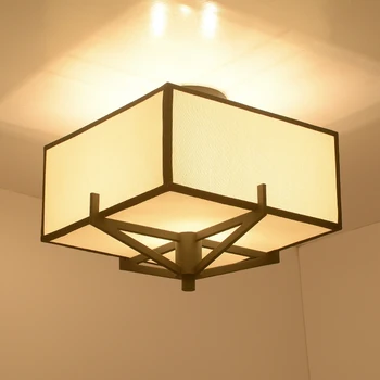 Naujas Kinų stiliaus Lubų Šviesos kvadratinių kambarį lempos originalumas retro tyrimą, miegamojo apšvietimas, restoranas engineeri LU717106