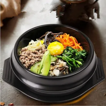 NAUJAS Klasikinis korėjiečių Virtuvės Komplektai Dolsot Stone Bowl Banką Bibimbap Keramikos Ramen Sriuba Dubenys Su Profesionalių Pakavimo Keramikos
