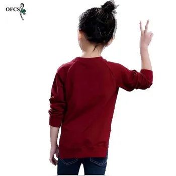 Naujas Laisvalaikis, Vaikams, Vaikų Drabužiai, Mergina Rudenį Geometrinių raštų Megztiniai Megztinis marškinėliai Kailio Vaikams, sujungti 3-15T